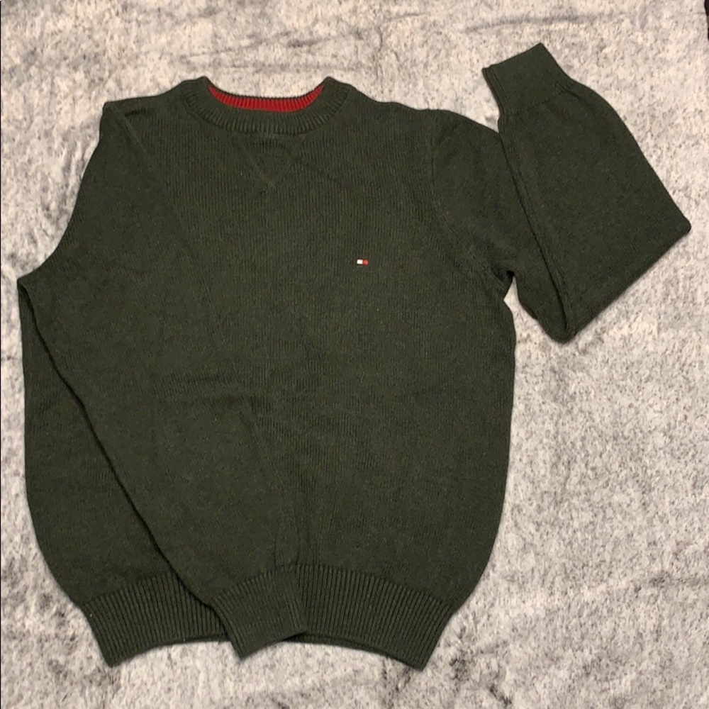 Tommy Hilfiger Forest Green Crewneck Sweater
